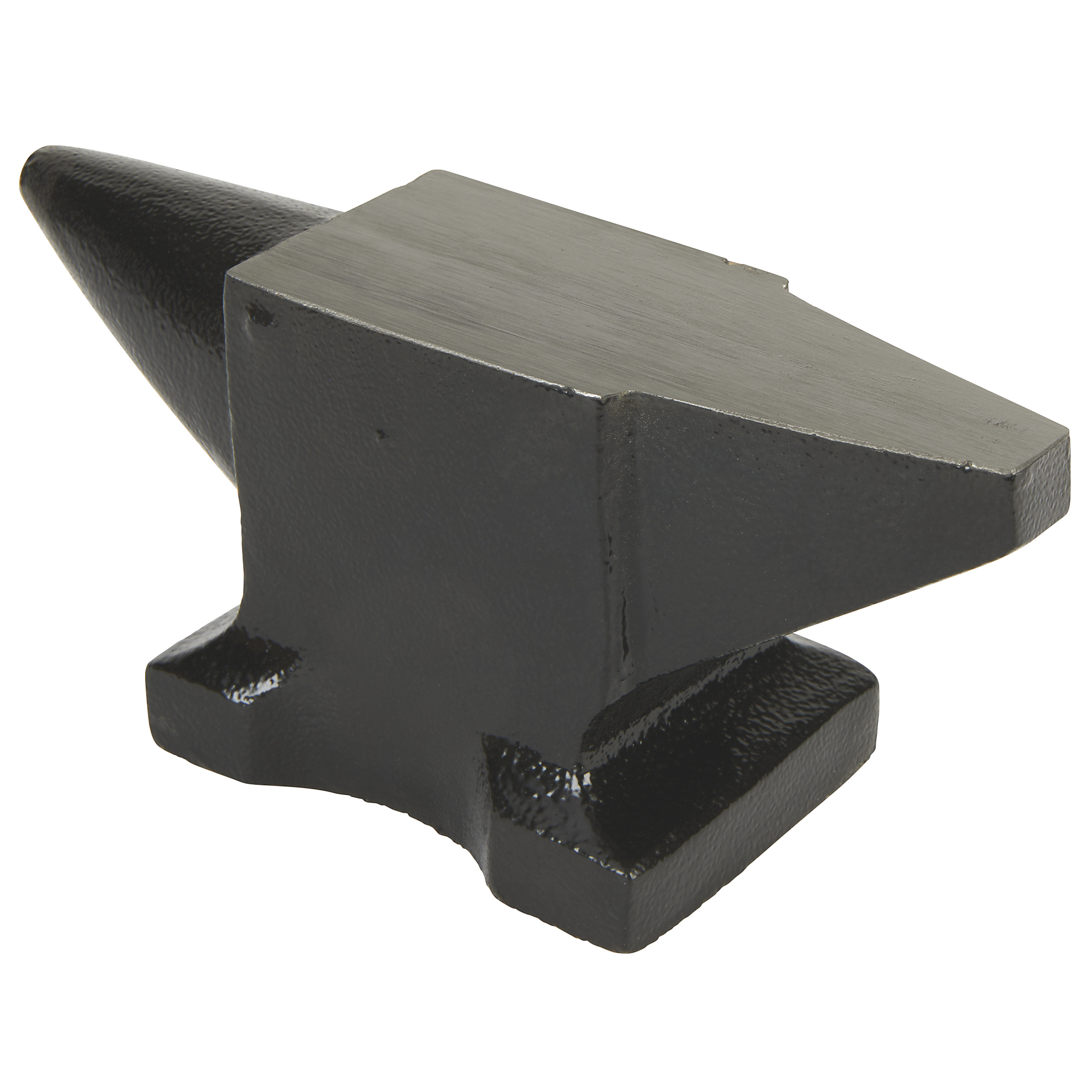 Ironton Cast Iron Anvil, 10 Lbs., 5.71in. Face Length x 2.36in. Face Width x 2.75in. Horn
